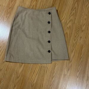 Banana Republic Beige A-Line Skirt